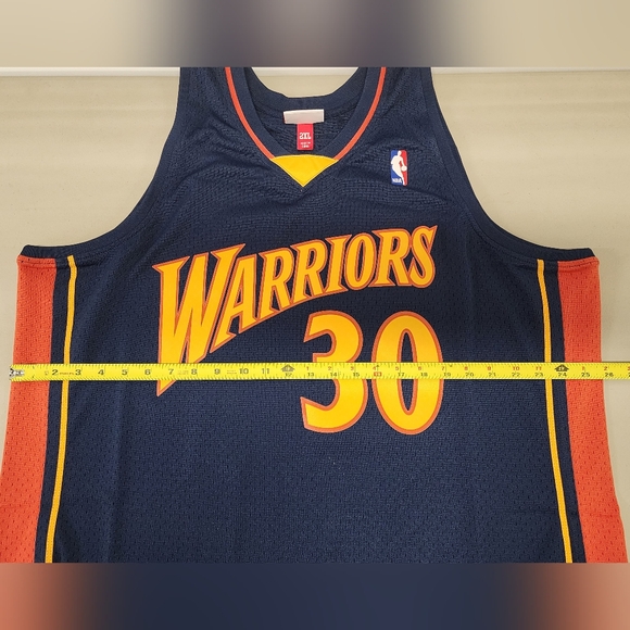 Mitchell & Ness Stephen Curry Golden State Warriors 2009-10 Jersey Size 2XL - Picture 8 of 9